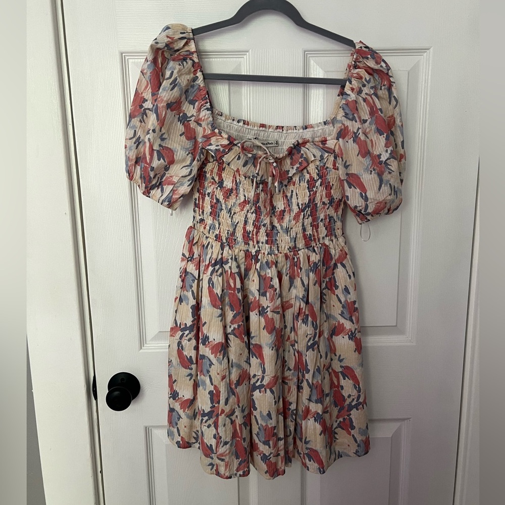 Abercrombie Puff Sleeve Mini Dress